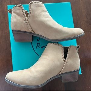 Jack Rogers Layla Nubuck boots size 8 oak